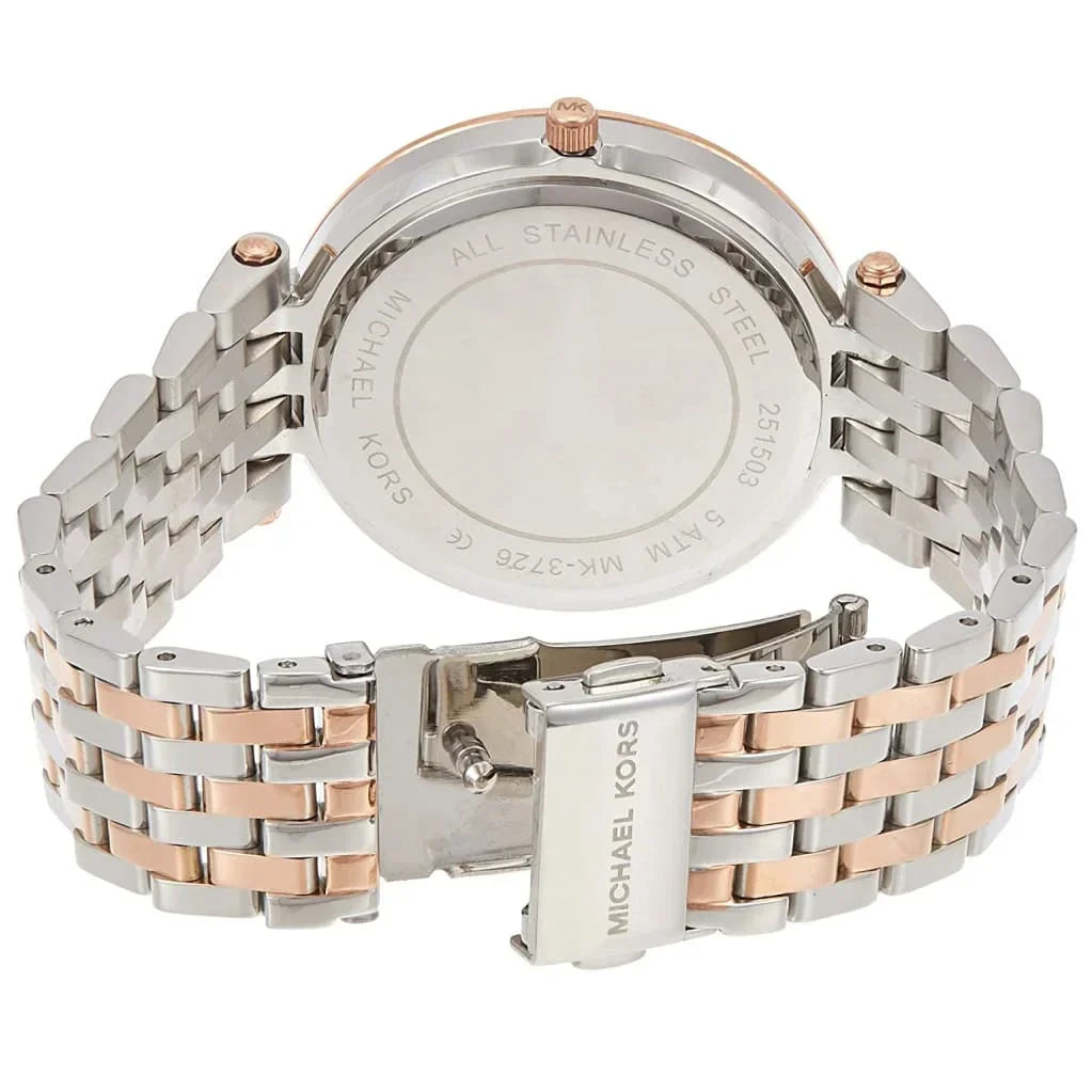 Michael Kors Darci MK3726 Two-Tone Watch with Rose Gold Celestial Star Dial