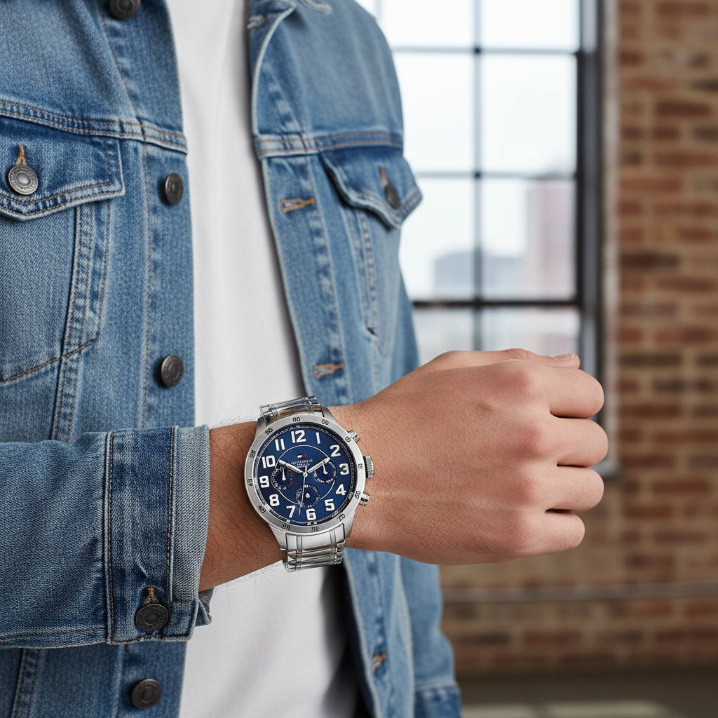 Tommy Hilfiger Deckard 1791053 Multi-Function Blue Dial Men's Watch