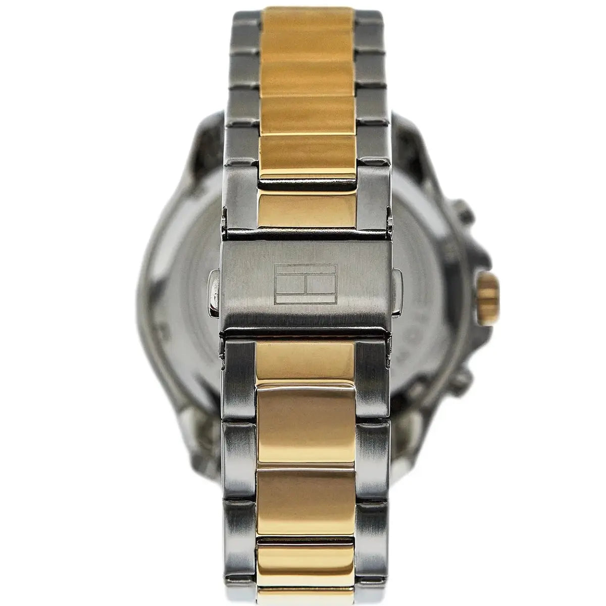Tommy Hilfiger Jordan 1792095 Two-Tone Silver & Gold Black Dial Men's Watch