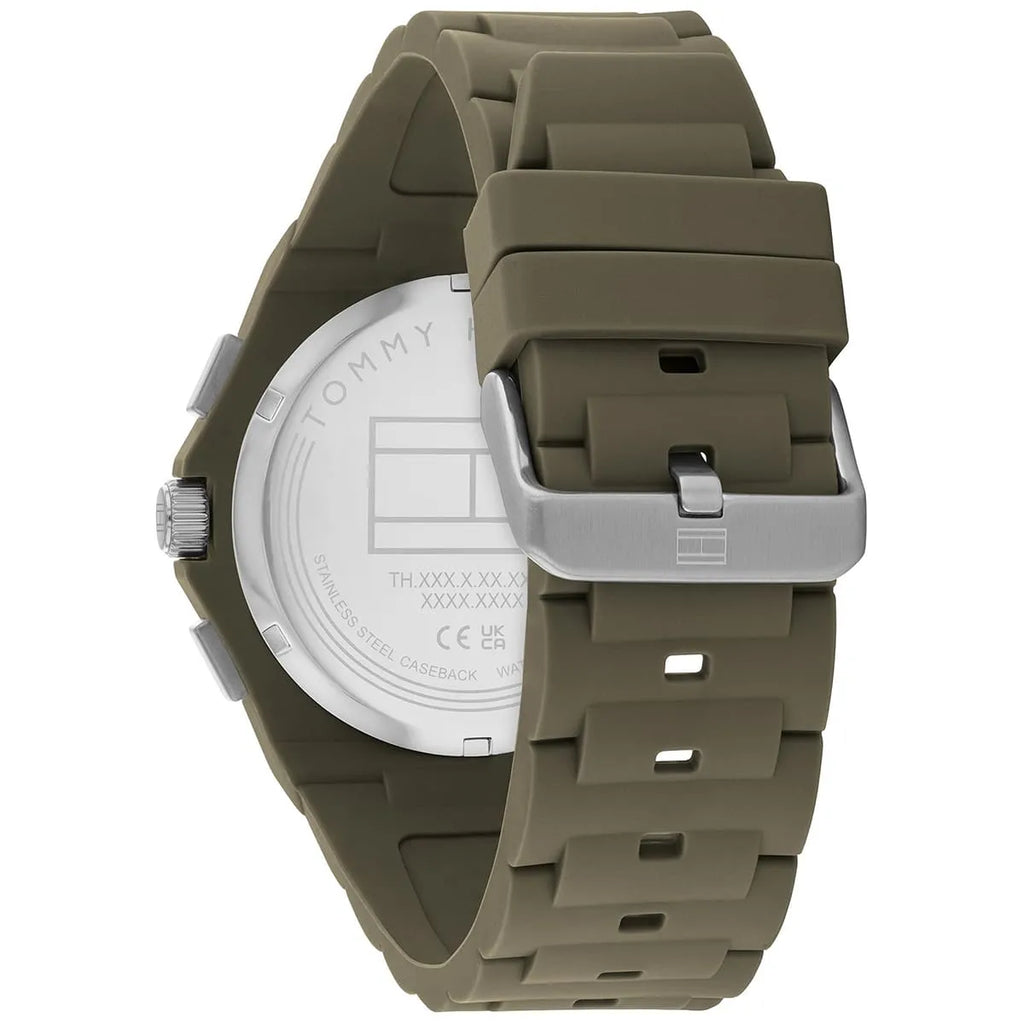 Tommy Hilfiger Neo 1792121 Olive Green Silicone Men's Watch