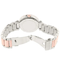 Michael Kors Parker MK6314 Two-Tone Watch with Rose Gold MK Logo Dial