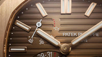 Patek Philippe Nautilus 5712/1R-001 — dial detail