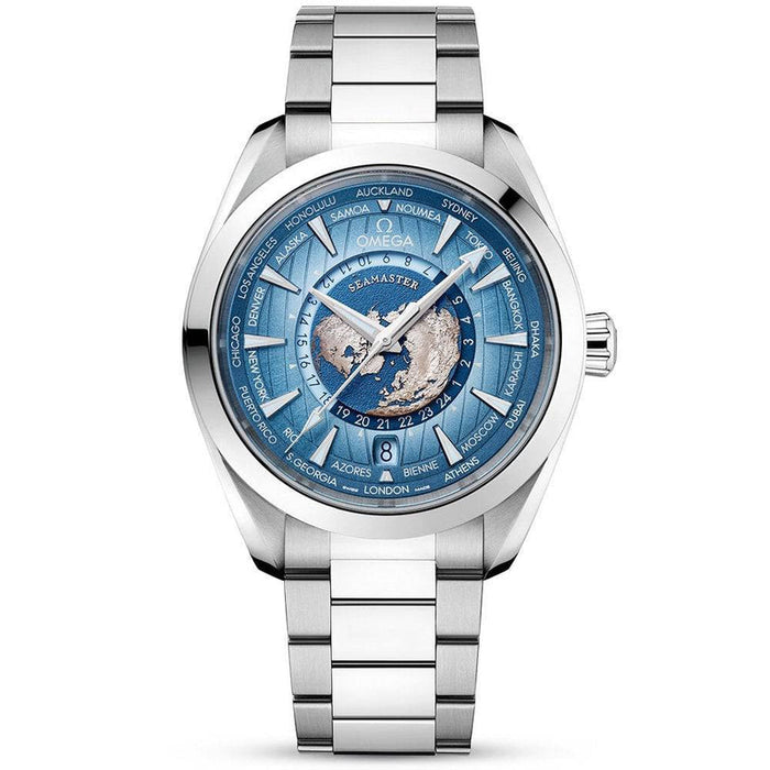 Omega Seamaster Aqua Terra Worldtimer 220.10.43.22.03.002 — front