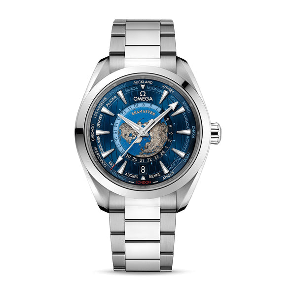 Omega Seamaster Aqua Terra Worldtimer 220.10.43.22.03.001 — front