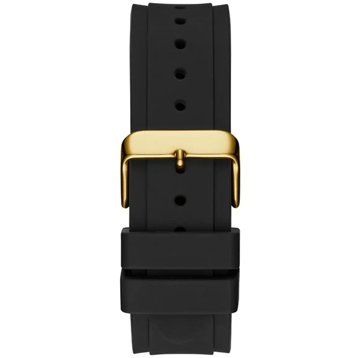 Guess Legacy Multi-Function W1049G5 Gold Case Black Dial Black Rubber Men's Watch